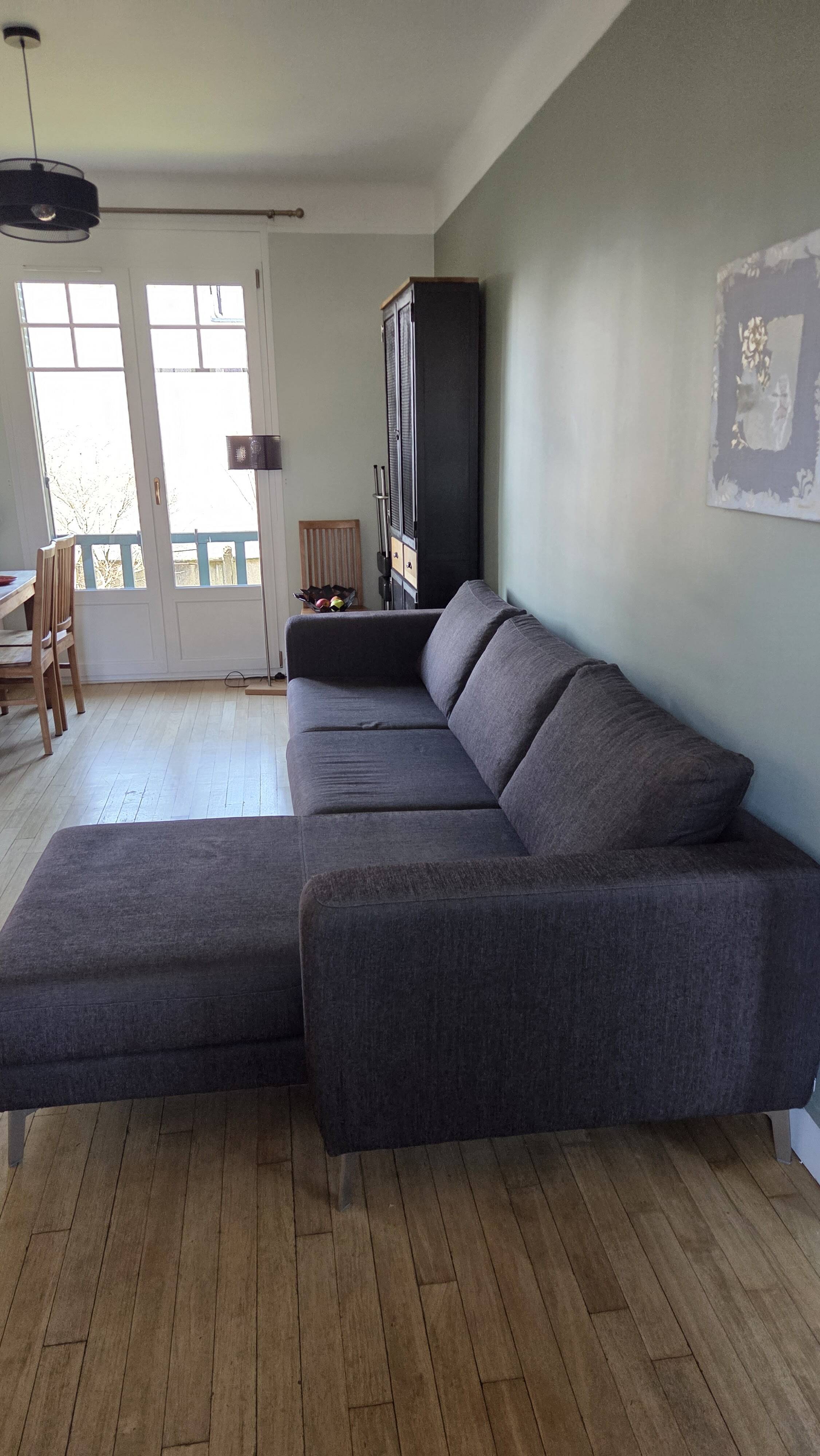 Bo concept sofa with chaise longue