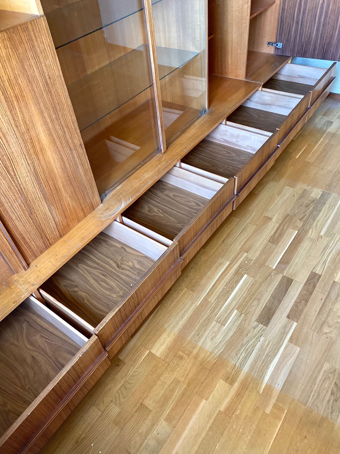 Wall unit / bookcase Italian Luigi Bartolini 1960