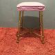 Golden Brass Style Rope Stool