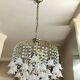 Vintage Murano glass chandelier and tassels circa 1970