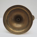 Pair of old brass candlesticks 3 branches