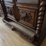 French Renaissance library Barley twist renaissance