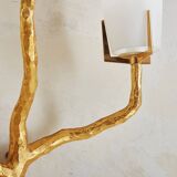 Pair of wall lights by Maison Arlus by Felix Agostini in bronze.