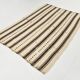 5x7 Cream & Brown Kilim Rug, 157x225Cm