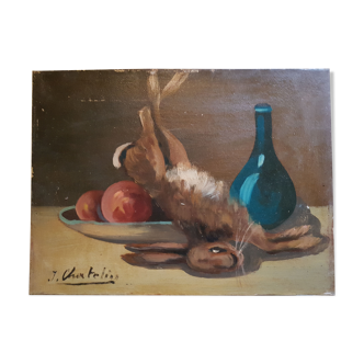 Huile sur toile Nature morte