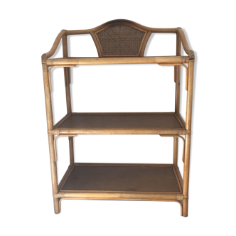 Rattan bookcase