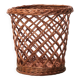Wicker wastepaper basket, 1970s