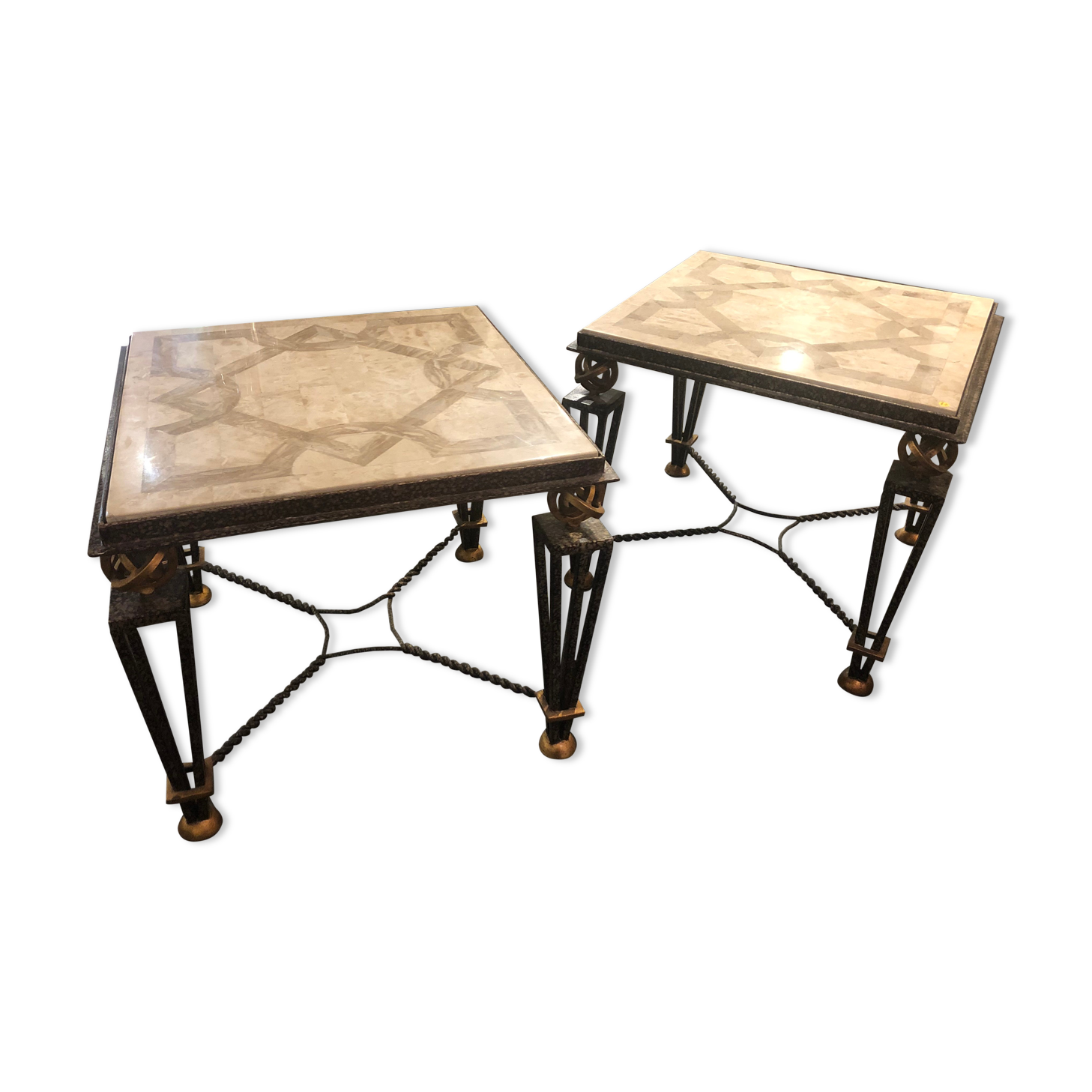 Pair of side tables