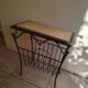 Table d'appoint porte revues années 50