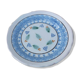 Black ass plate XVIII /19th faience Rouen Forges waters