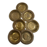 Lot de 7 Coupelles Vintage en Laiton – Déco Bohème & Vide-Poches