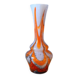 Opaline vase by Carlo Moretti 70s