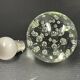 Sulfur ball Bubble glass paperweight diameter 10 height 9 cm