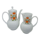Ensemble cafetiere & pichet vintage « bavaria schirnding » decor fleurs