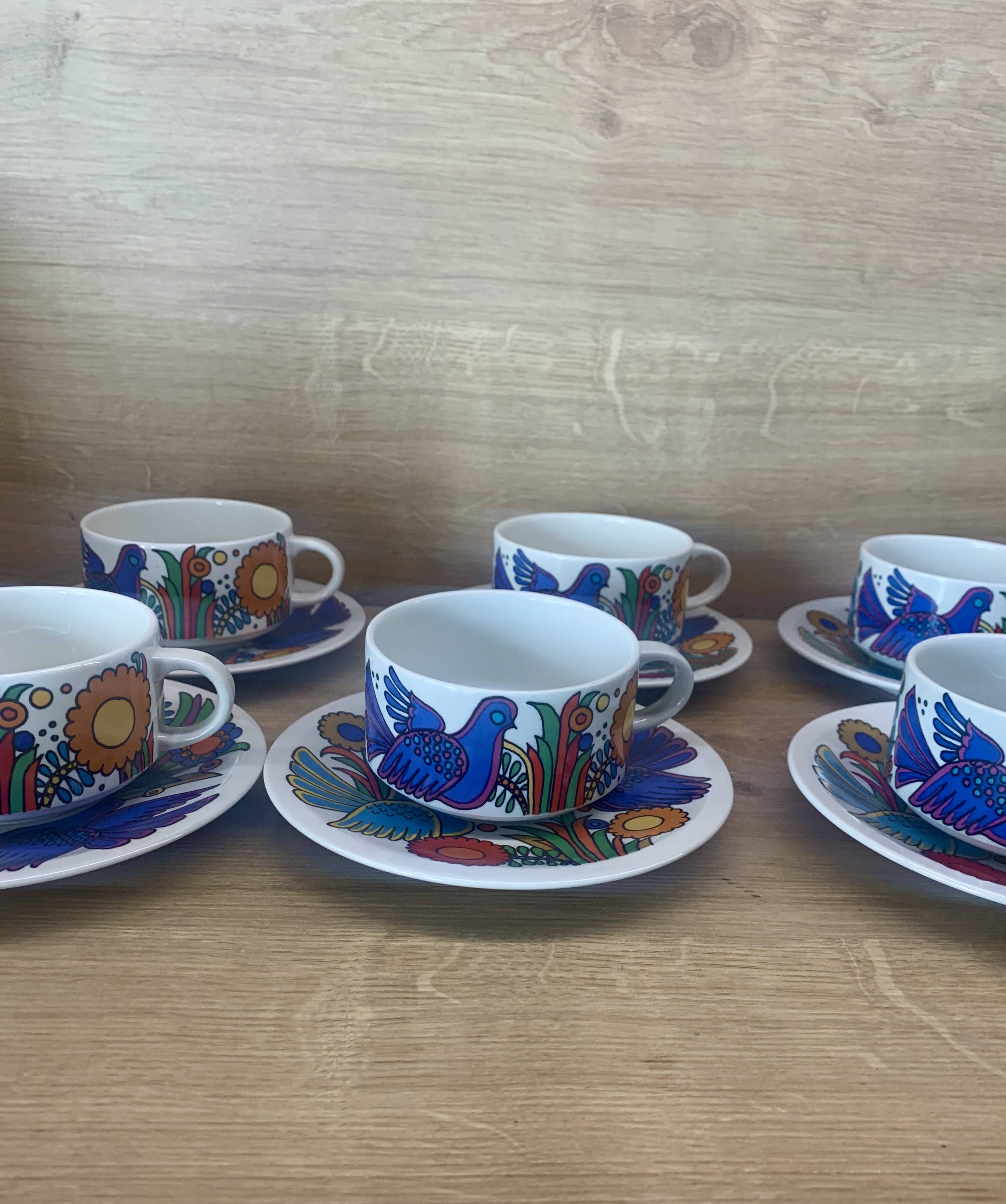 Service à café Acapulco, Villeroy & Bosch, années 1970