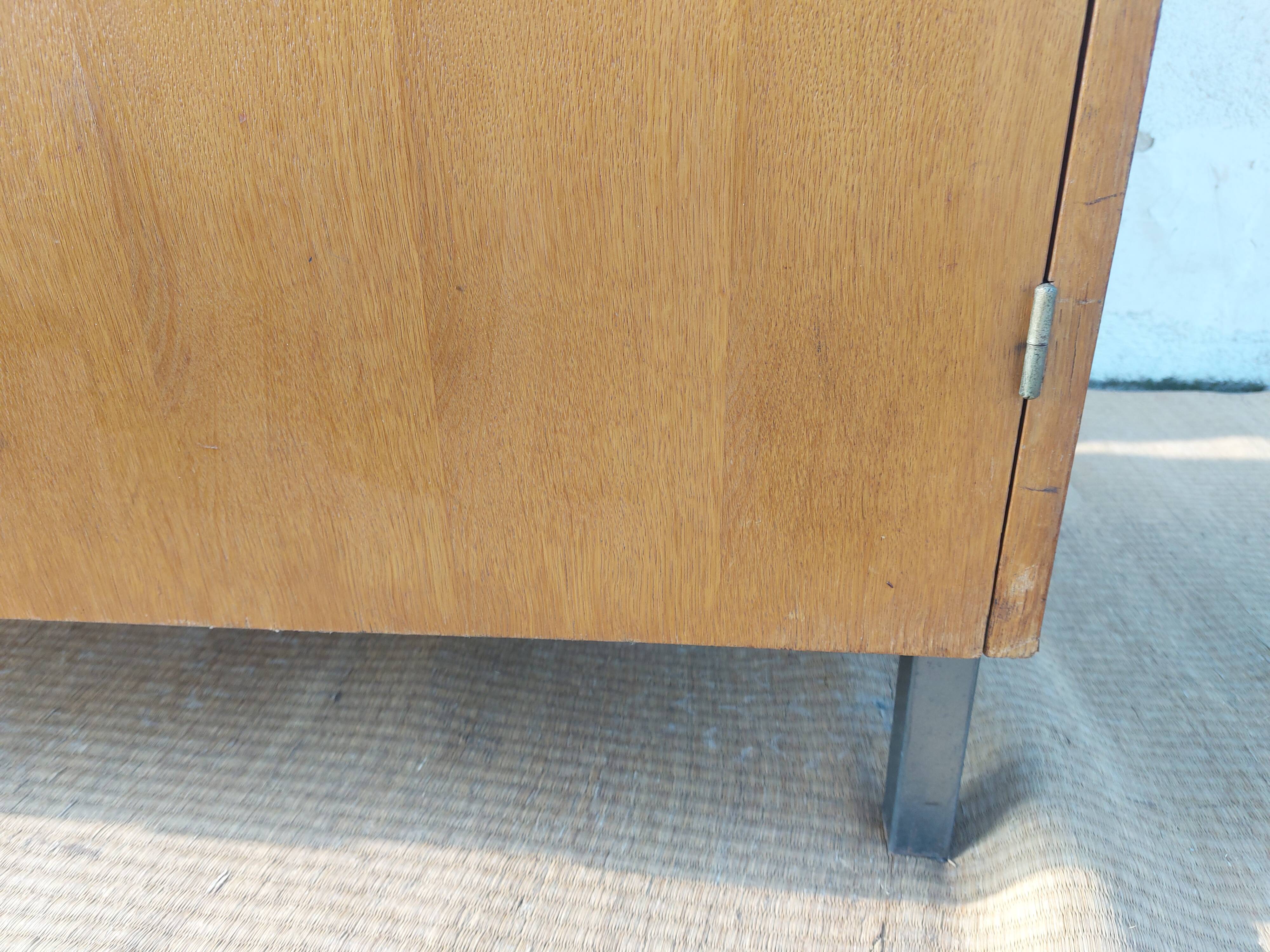 vintage school cabinet