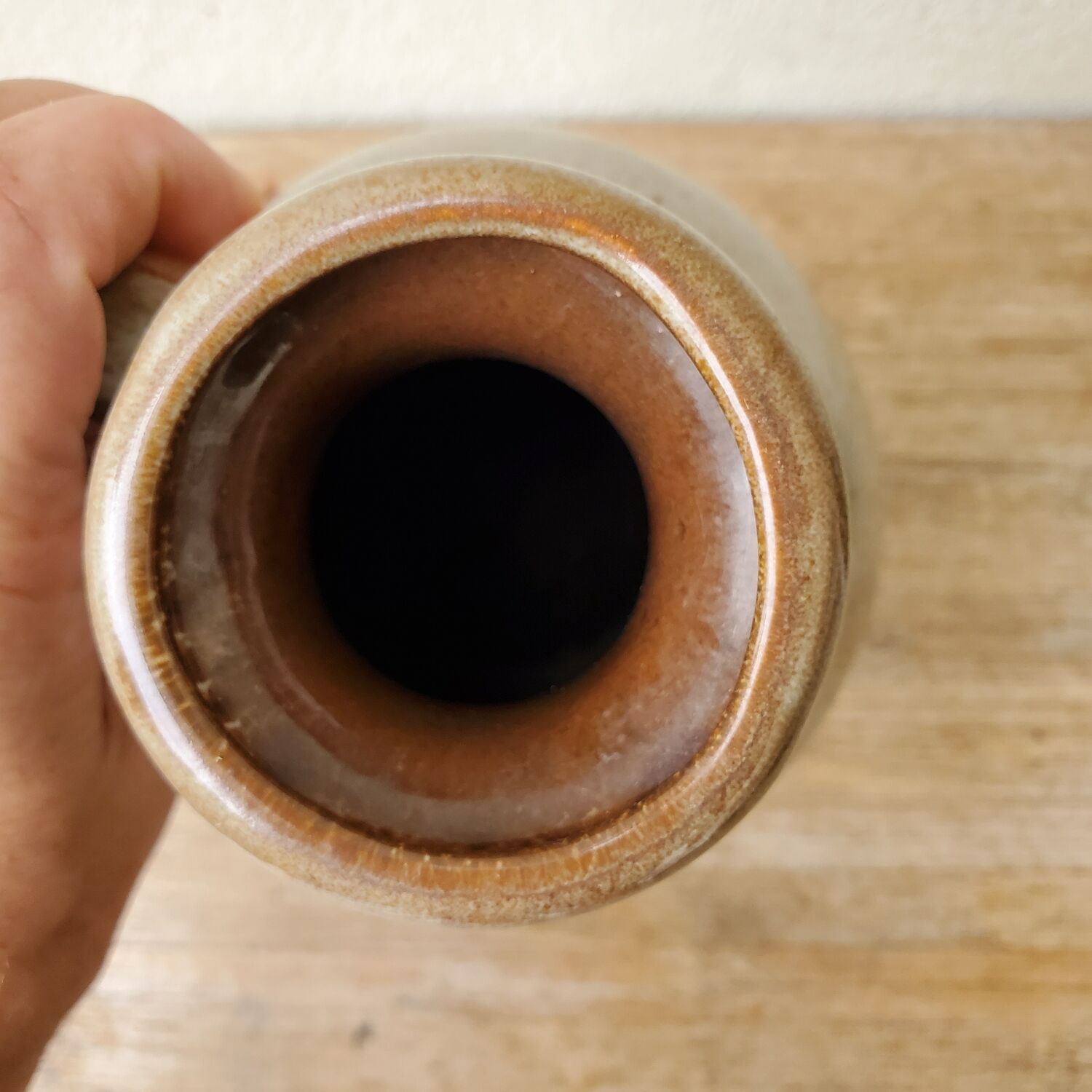 W. Germany ceramic ball vase