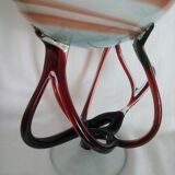 Globe vase with Murano glass lid