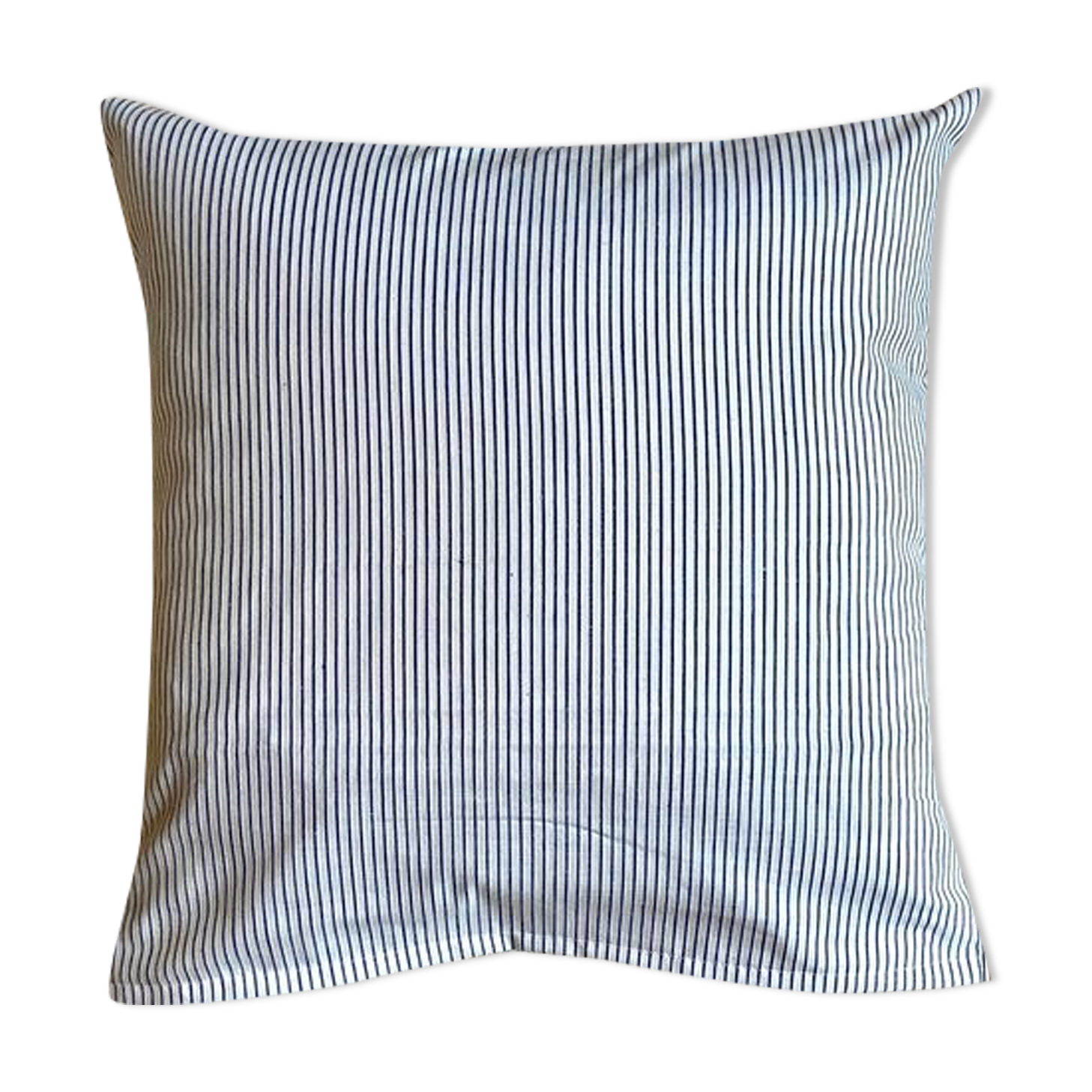 Striped cotton sail cushion 40 cm