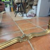 Miroir style Louis XV en bois doré, 80×69 cm