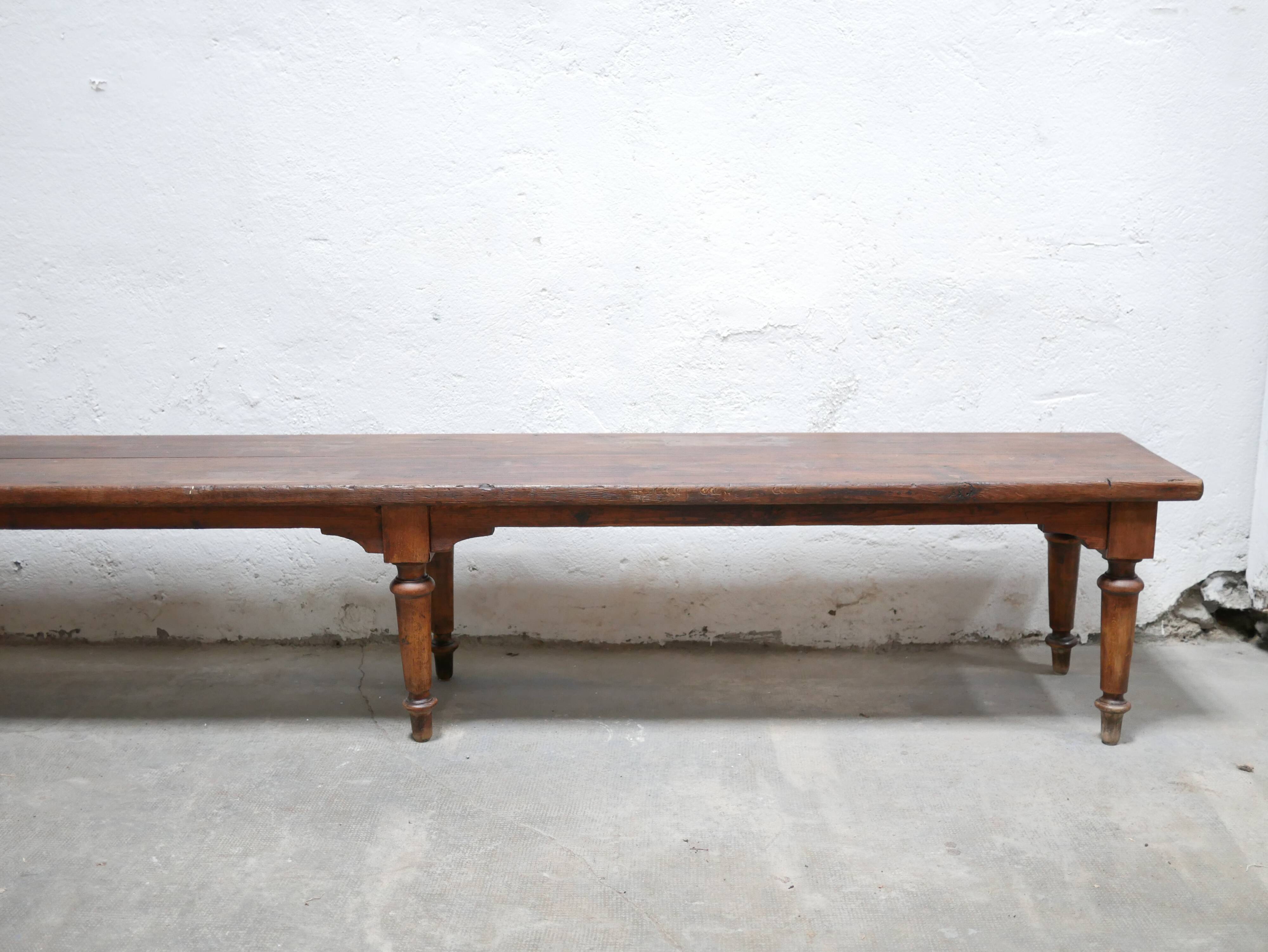 Wooden bench XIX th