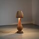 Large Brutalist Gouge Lamp, circa 1970