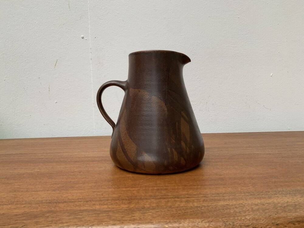 Large Vase Carafe of German Studio Pottery from the Mid-Century by Heinz Theo Dietz, 1960s