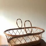 Rattan bassinet