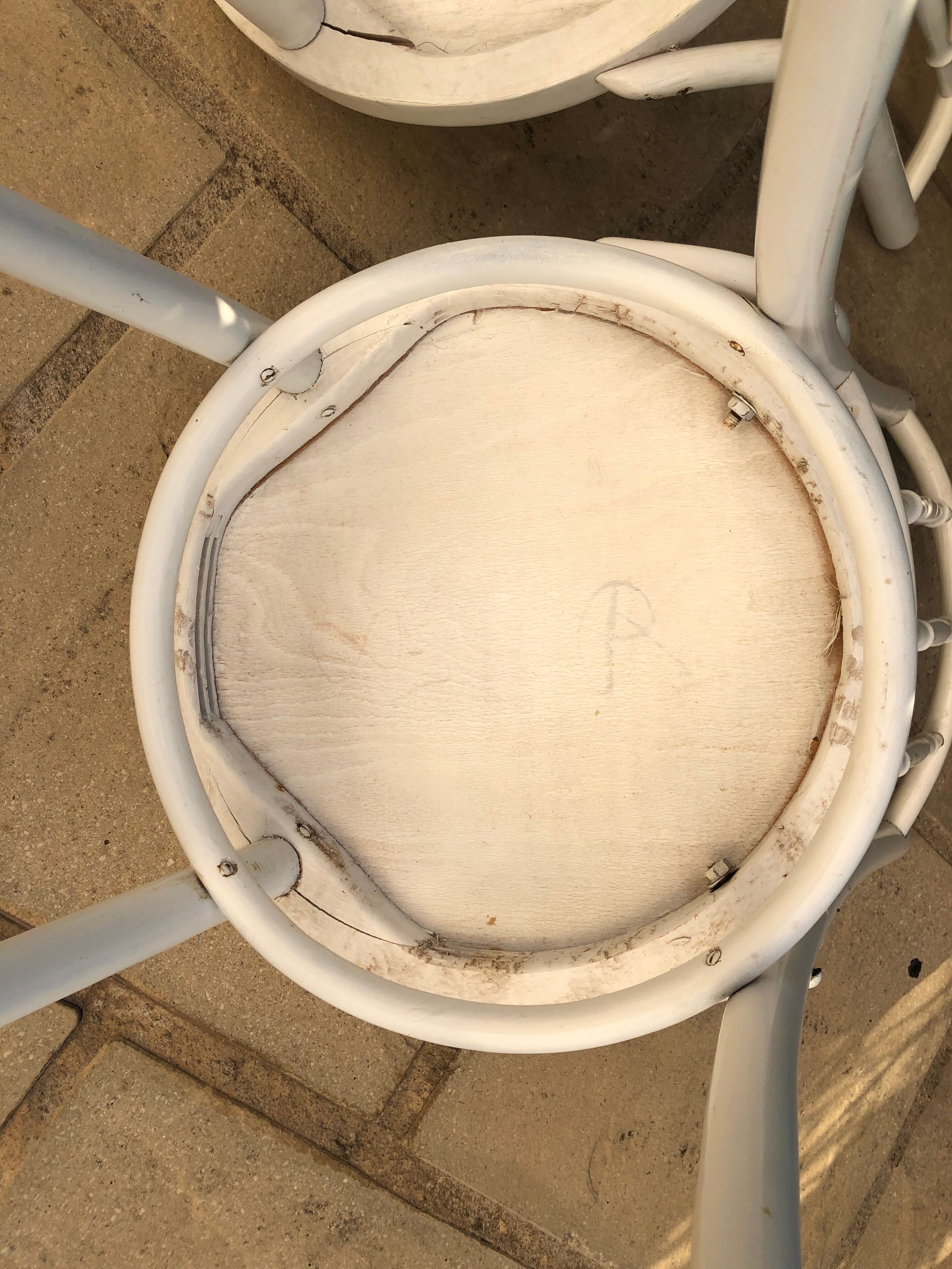 Vintage bistro chairs