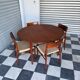 Set of 5 chairs from the 1950s designed by Georg Leowald.