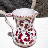 Italian ceramic pitcher
