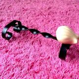 6 knife holders shells ceramic 1950