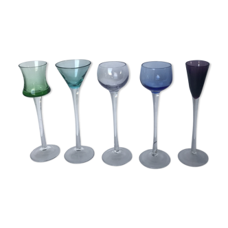 Lot of 5 stemware