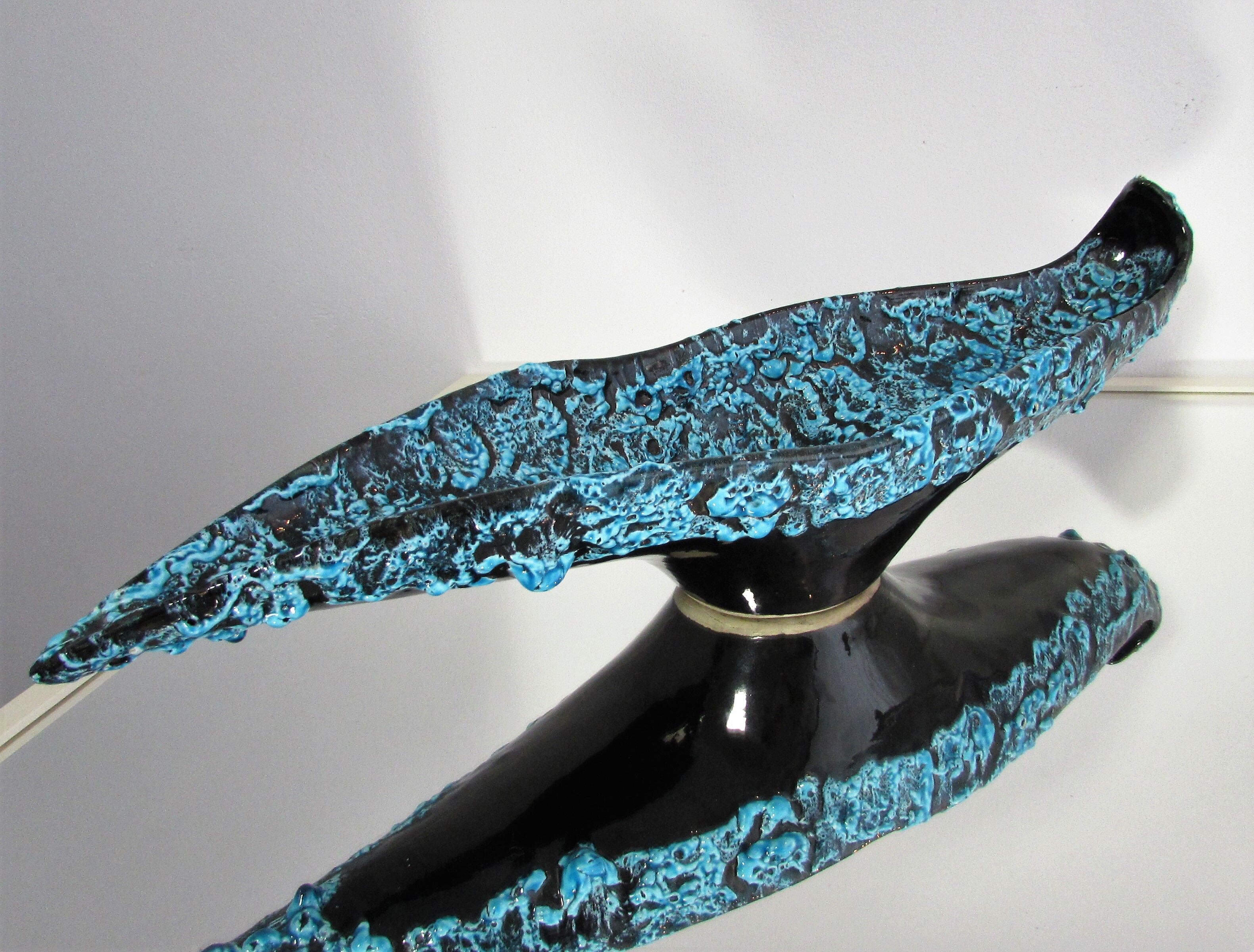 Large vintage ceramic bowl 1960's