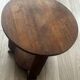 Art Deco oak pedestal table
