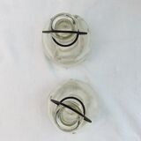 Duo wasp trap or fly-shaped glass goble