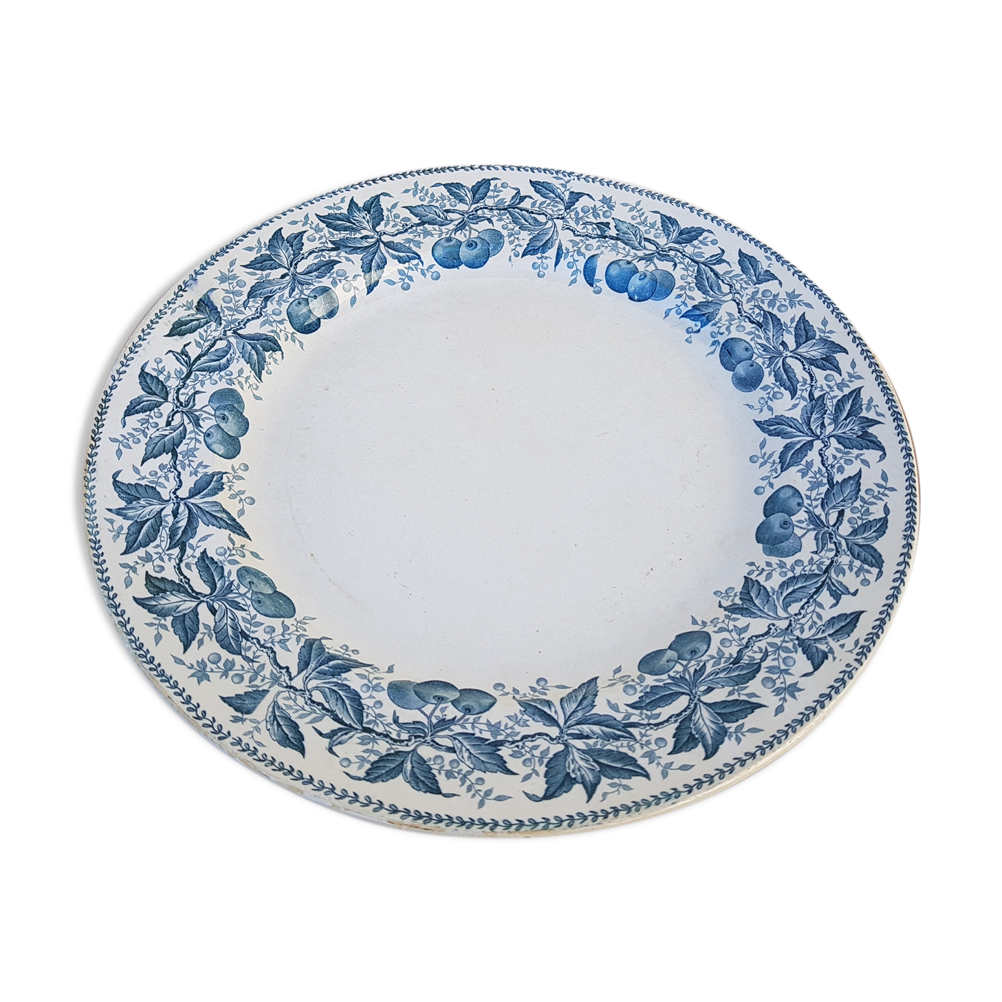 Serving plate model fruit Badonviller