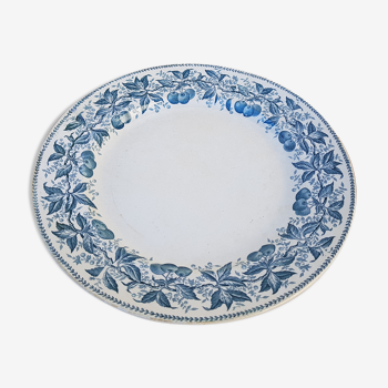 Serving plate model fruit Badonviller