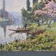 Georges Planes (1897-1977) Valley Landscape, Riverbank (double-sided)