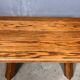 Table basse brutaliste pak rustique des années 70