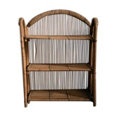 Rattan shelf