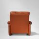 Brown Leather Armchair Coronado by Tobia Scarpa for B&b Italia, Italy, 1960