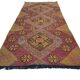 Vintage Turkish Kilim Rug , 226 x 100 cm