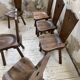 Chaises chêne massif chapo savoyarde art populaire