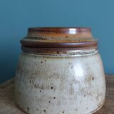 Water butter dish in Puisaye stoneware, Jean-Pierre Prud'homme