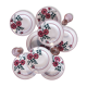 set of 8 hollow plates Primerose Ceranord