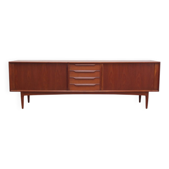 Danish sideboard with tambour doors by Bernhard Pedersen & Søn, 1960s