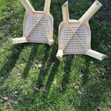 Paire de chaises Stamp Henry Massonnet vintage