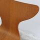 1st edition set of 4 'Lily' chairs in oak by Arne Jacobsen for Fritz Hansen, 1969