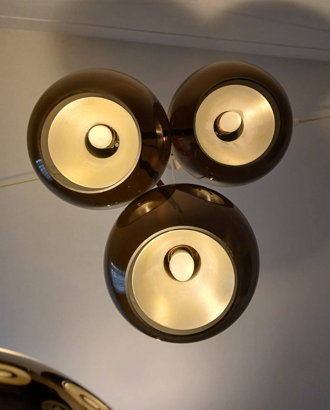 Suspension triple "Globe" by Frank Ligtelijn for Raak – Original edition
